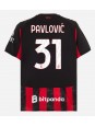 Billige AC Milan Strahinja Pavlovic #31 Hjemmedrakt 2025-26 Kortermet